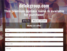 Tablet Screenshot of delekgroup.com
